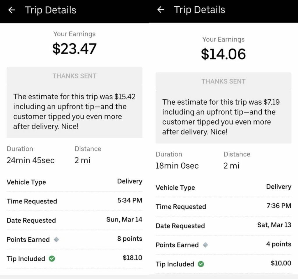 How Uber Eats Drivers Get Paid