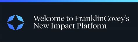 Impact Platform Learner Welcome Video Franklincovey Impact Platform Learner Welcome Video Franklincovey