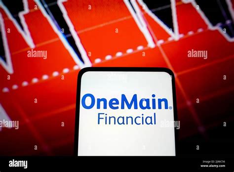 In This Photo Illustration The Onemain Financial Logo Seen Displayed