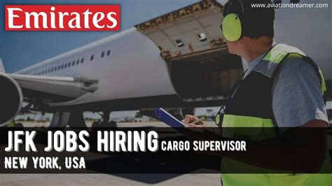 Jfk Jobs Hiring For Cargo Supervisor In May 2025