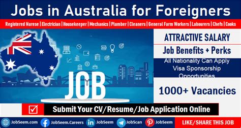 Jobs In Australia For Foreigners Jobs In Australia For Foreigners