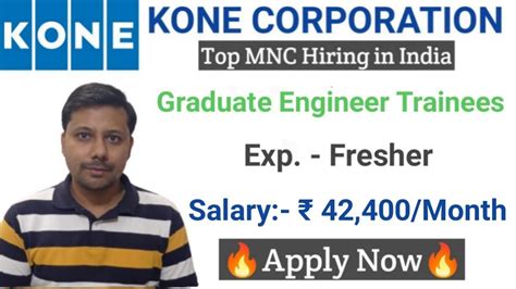 Kone India Hiring For Fresher Engineers I Trainee Engineers I Kone India Hiring For Fresher Engineers I Trainee Engineers I