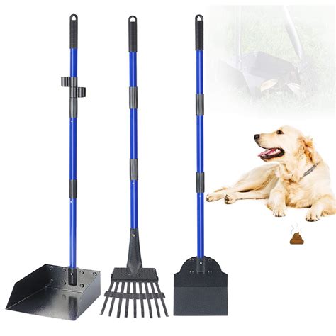 Lanney Dog Cat Poop Scooper Set Heavy Duty With Tray Rake Spade 37 Lanney Dog Cat Poop Scooper Set Heavy Duty With Tray Rake Spade 37
