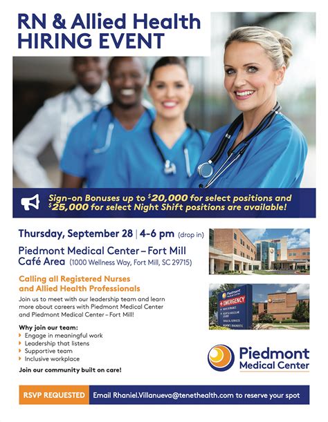 Learn More About Piedmont Medical Center Jobs At Upcoming Hiring Event
