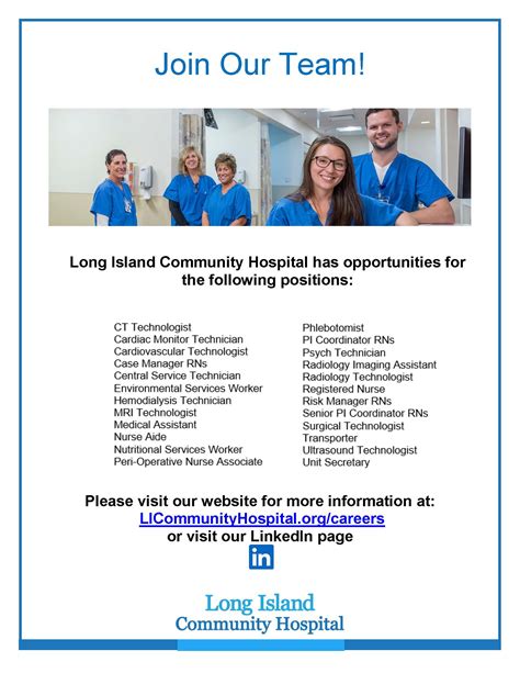 Long Island Community Hospital Careers