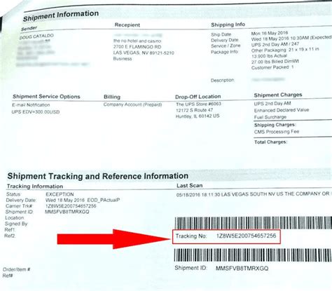 Look Up A Tracking Number