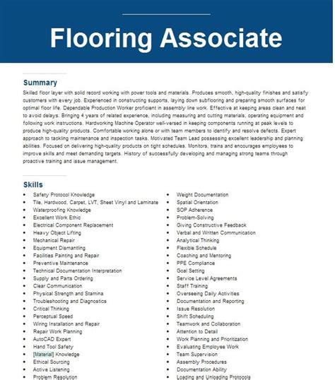 Lowes Flooring Associate Job Description Floor Roma Lowes Flooring Associate Job Description Floor Roma
