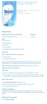 Maalox Wild Berry By Novartis Consumer Health Details And Interactions Maalox Wild Berry By Novartis Consumer Health Details And Interactions