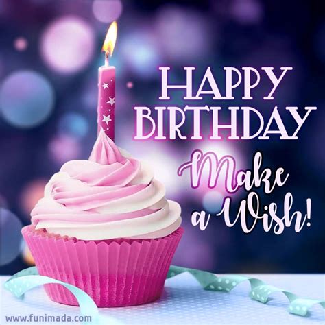 Make A Wish Download Our New Fancy Birthday Cupcake With Candle Video