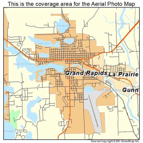 Map Of Grand Rapids Mn Minnesota