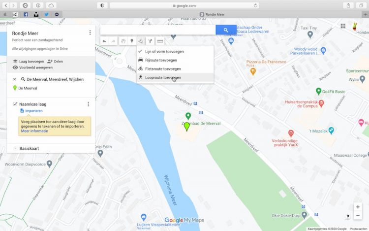 Mapping A Walking Route