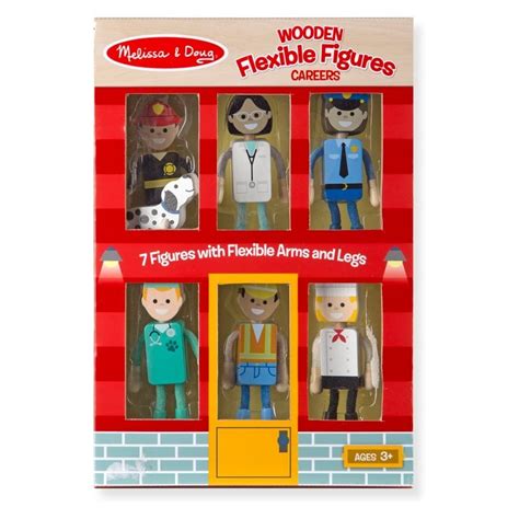 Melissa Doug Wooden Flexible Figures Careers Nib Ebay Melissa Doug Wooden Flexible Figures Careers Nib Ebay