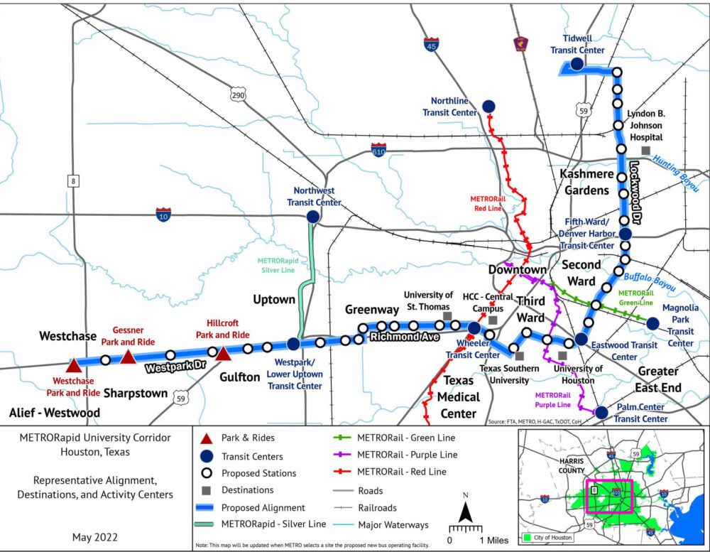 Metro Advances Route For University Corridor Bus Rapid Transit While