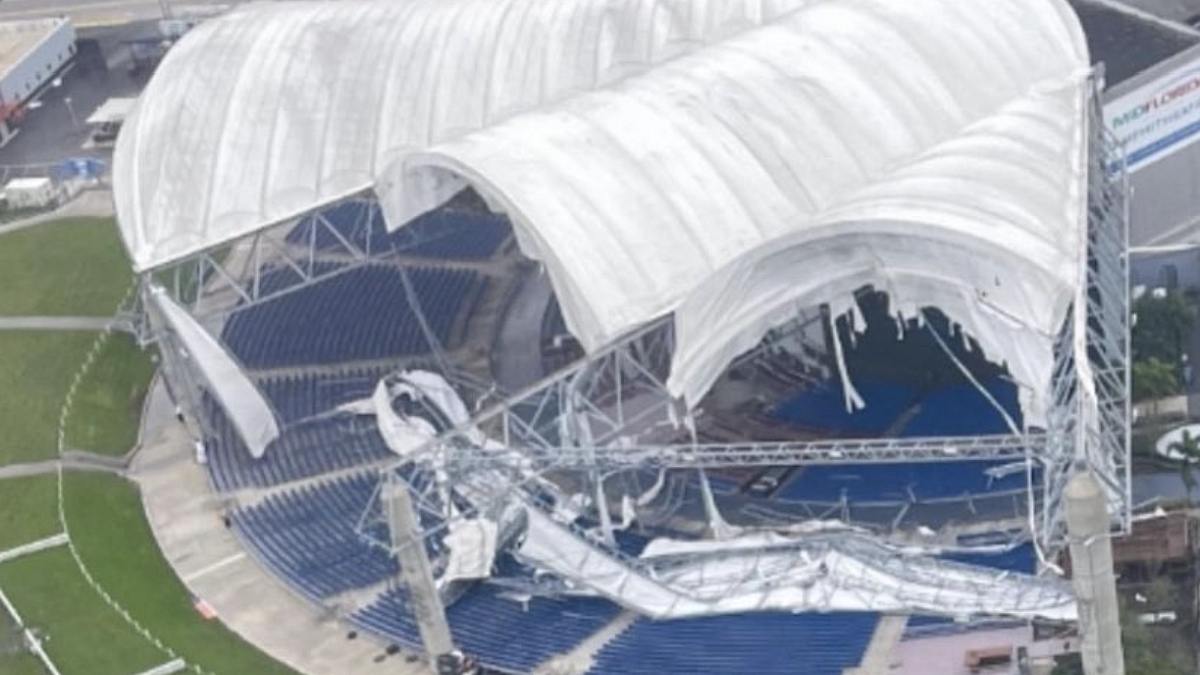 Midflorida Credit Union Amphitheatre Wrecked By Hurricane Milton Midflorida Credit Union Amphitheatre Wrecked By Hurricane Milton