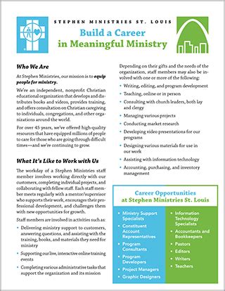 Ministry Careers