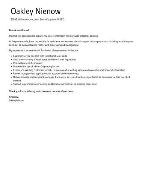 Mortgage Processor Cover Letter Velvet Jobs Mortgage Processor Cover Letter Velvet Jobs