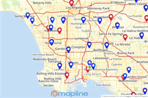 Multiple Addresses Map