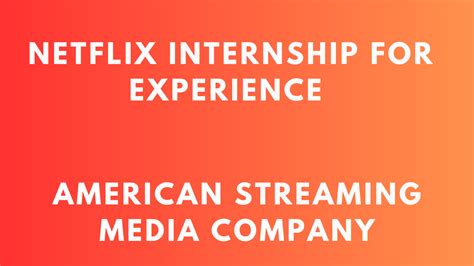 Netflix Internship 2025 Streaming Media Company Internship Sphere Netflix Internship 2025 Streaming Media Company Internship Sphere