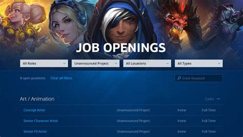 New Blizzard Job Opening Senior Fx Artist Unannounced Game Blizzplanet New Blizzard Job Opening Senior Fx Artist Unannounced Game Blizzplanet