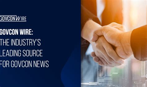 News Govcon Wire News Govcon Wire