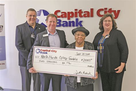 Nfc Receives Donation From Capital City Bank Nfc Receives Donation From Capital City Bank