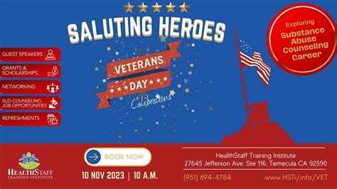 Nov 10 Saluting Heroes Exploring Substance Abuse Counseling Career Nov 10 Saluting Heroes Exploring Substance Abuse Counseling Career