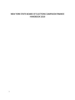 Nys Campaign Finance