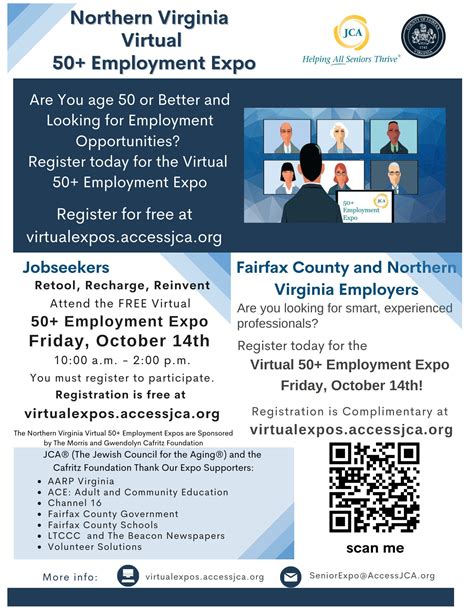 Oct 14 Fairfax County And Northern Virginia Virtual 50 Employment