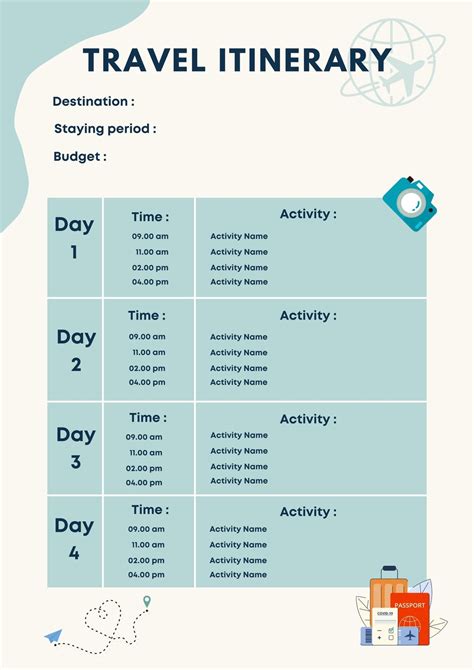 Online Itinerary Online Itinerary