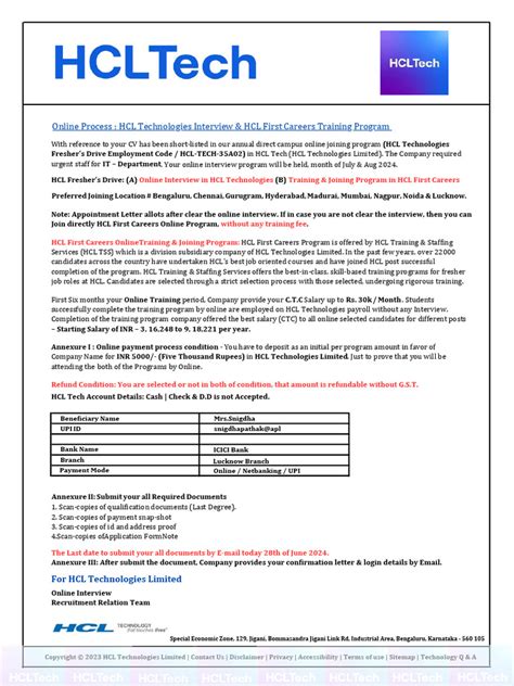 Online Process Hcl Technologies Interview Amp Hcl First Careers Training Online Process Hcl Technologies Interview Amp Hcl First Careers Training