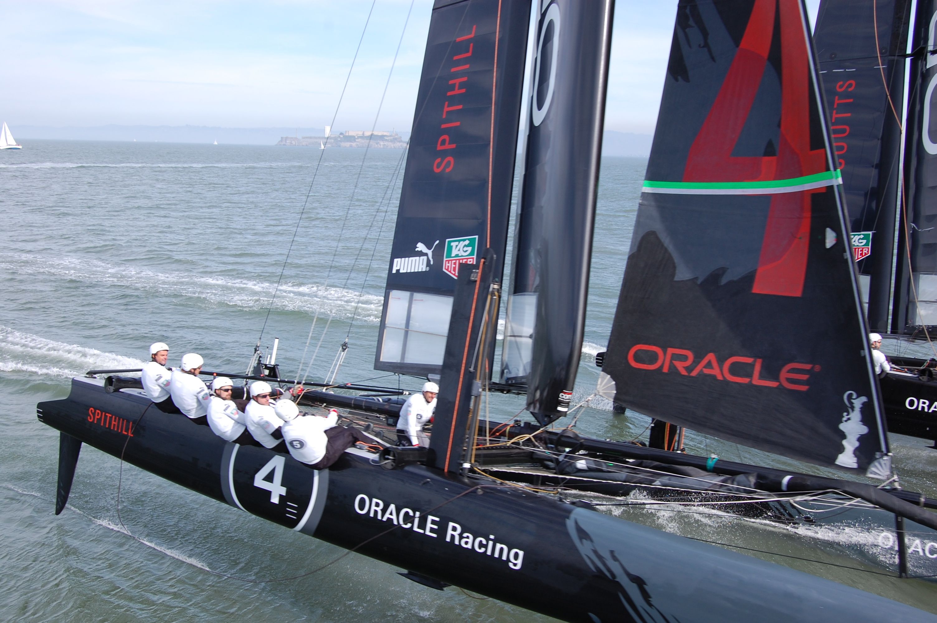 Oracle America S Cup Crew Practicing On San Francisco Bay For The Media Oracle America S Cup Crew Practicing On San Francisco Bay For The Media