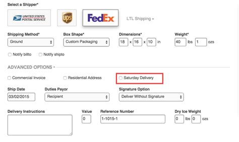 Ordoro Can I Create Fedex Saturday Delivery Labels In Ordoro Ordoro Can I Create Fedex Saturday Delivery Labels In Ordoro