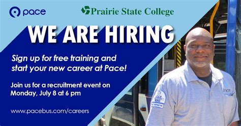 Pace Suburban Bus On X If You Re Looking For A Career With Incredible Benefits And Professional Growth Opportunity Pace Is The Place Join Us At Prairie State College For A Special Hiring Pace Suburban Bus On X If You Re Looking For A Career With Incredible Benefits And Professional Growth Opportunity Pace Is The Place Join Us At Prairie State College For A Special Hiring