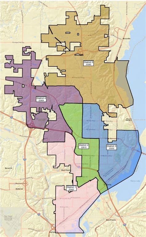 Peoria City Council Approves New District Maps Wcbu Peoria Peoria City Council Approves New District Maps Wcbu Peoria
