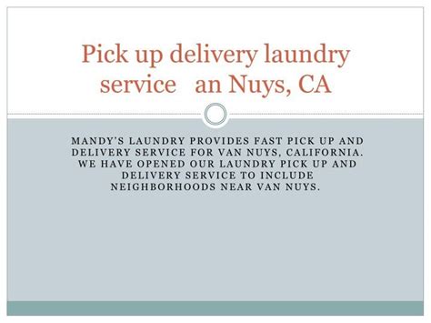 Pick Up Delivery Laundry Service U Mandyslaundry Pick Up Delivery Laundry Service U Mandyslaundry