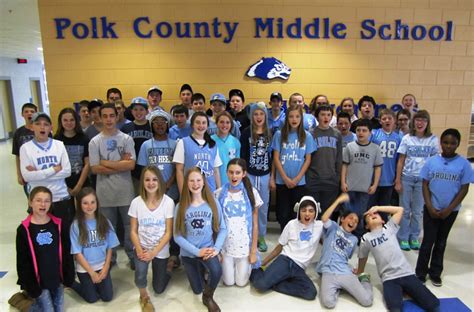 Polk County Middle School Students Focus On College Careers The Polk County Middle School Students Focus On College Careers The