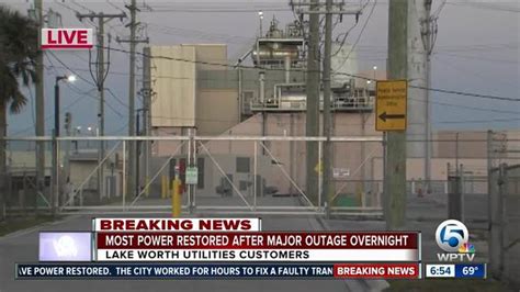 Power Restored After Major Lake Worth Outage Power Restored After Major Lake Worth Outage