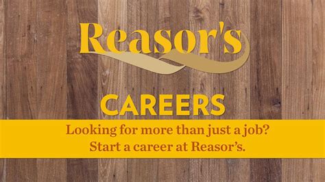 Reasor's Careers