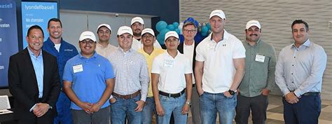 Recent San Jac Grads Celebrate Lyondellbasell Careers