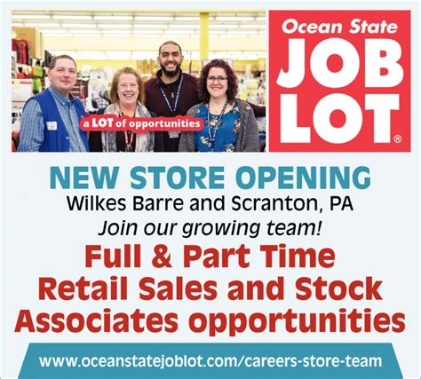 Retail Sales And Stock Associates Opportunities Ocean State Job Lot Retail Sales And Stock Associates Opportunities Ocean State Job Lot
