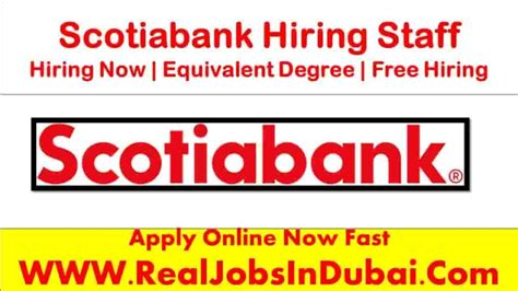 Scotia Careers Opportunities