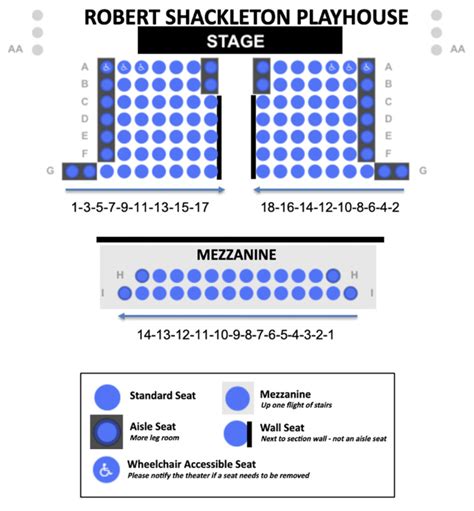 Seating Chart Cape May Stage Seating Chart Cape May Stage