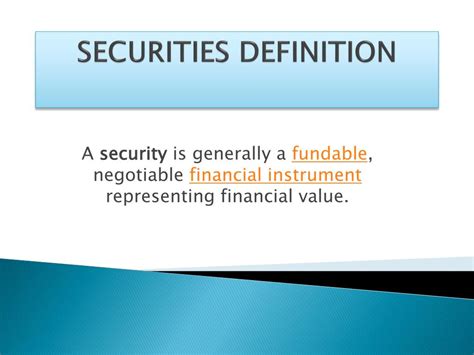 Security Means In Finance