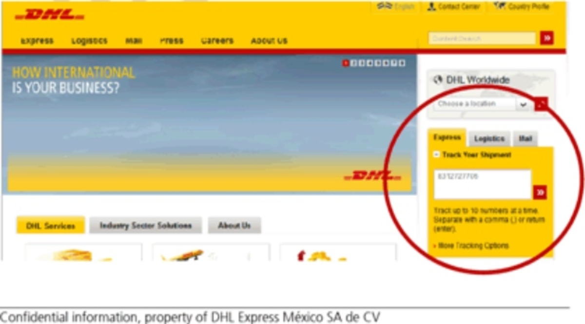 Seguimiento De Paquetes Dhl