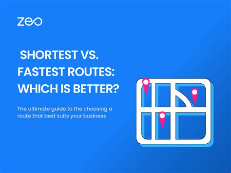 Shortest Or Fastest Routes For Optimal Route Planning