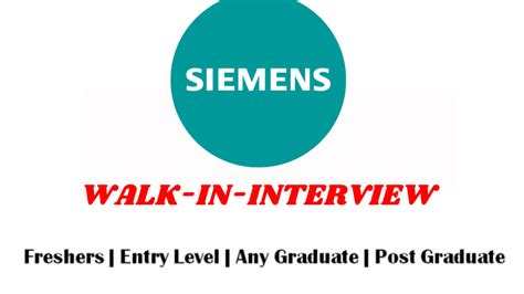 Siemens Careers Opportunities For Graduate Entry Level Freshers In Siemens Careers Opportunities For Graduate Entry Level Freshers In