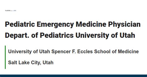 Sleep Medicine Physician Job With University Of Utah 37831125 Sleep Medicine Physician Job With University Of Utah 37831125