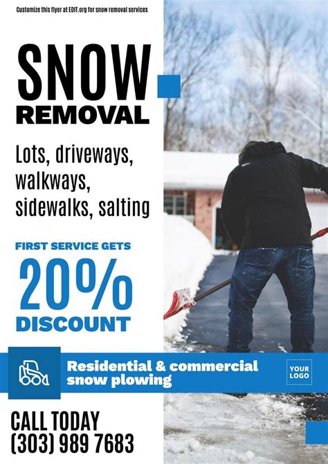 Snow Removal Flyer Snow Removal Flyer