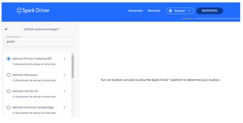 Spark Driver Registrarse Spark Driver Registrarse