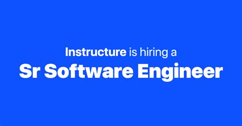 Sr Software Engineer At Instructure